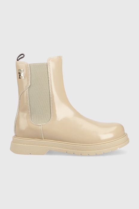 Дитячі черевики Tommy Hilfiger колір бежевий (2519644) Дитячі черевики Tommy Hilfiger колір бежевий (2519644)