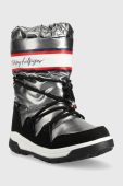 Дитячі чоботи Tommy Hilfiger колір срібний