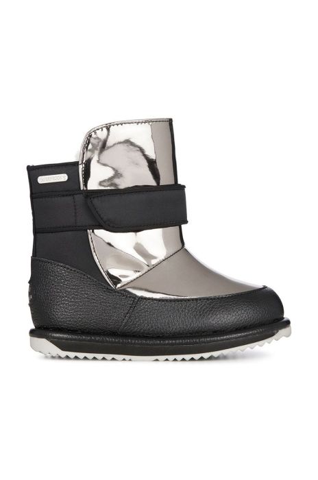 Дитячі чоботи Emu Australia Roth Mirror колір срібний Дитячі чоботи Emu Australia Roth Mirror колір срібний
