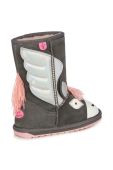 Дитячі замшеві чоботи Emu Australia Pegasus колір сірий