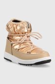 Дитячі чоботи Moon Boot колір золотий (2826349) Дитячі чоботи Moon Boot колір золотий (2826349)