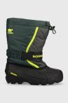 Дитячі чоботи Sorel колір зелений (2717876) Дитячі чоботи Sorel колір зелений (2717876)