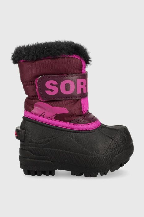 Дитячі чоботи Sorel Toddler колір фіолетовий Дитячі чоботи Sorel Toddler колір фіолетовий