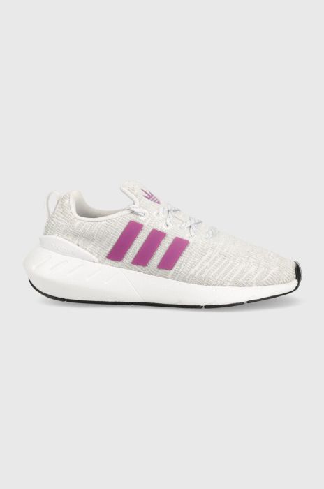 Дитячі черевики adidas Originals Swift Run колір сірий Дитячі черевики adidas Originals Swift Run колір сірий
