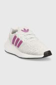 Дитячі черевики adidas Originals Swift Run колір сірий Дитячі черевики adidas Originals Swift Run колір сірий