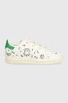 Дитячі кросівки adidas Originals Stan Smith колір бежевий