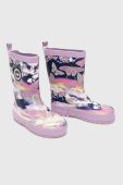 Дитячі гумові чоботи Hype колір фіолетовий Дитячі гумові чоботи Hype колір фіолетовий