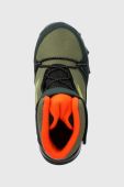 Дитячі черевики adidas Performance Terrex Snow колір зелений