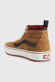 Шкіряні кеди Vans SK8-Hi чоловічі колір коричневий VN0A5HZYY491-MBWBL Шкіряні кеди Vans SK8-Hi чоловічі колір коричневий VN0A5HZYY491-MBWBL