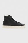 Шкіряні кеди AllSaints Slone High Top чоловічі колір чорний Шкіряні кеди AllSaints Slone High Top чоловічі колір чорний