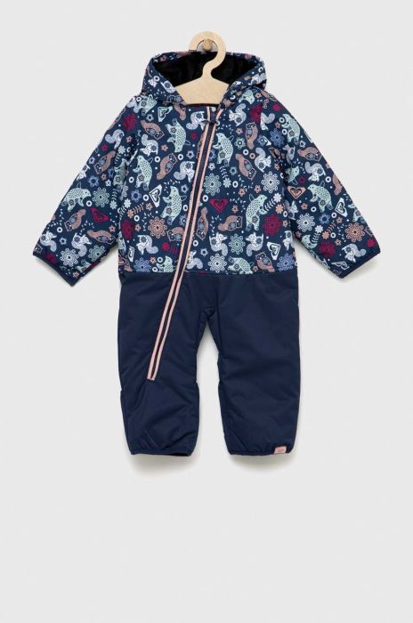 Комбінезон для немовлят Roxy колір синій Комбінезон для немовлят Roxy колір синій