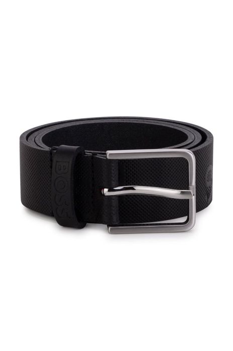 Дитячий шкіряний ремінь BOSS колір чорний (2561881) Дитячий шкіряний ремінь BOSS колір чорний (2561881)