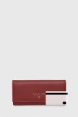 Шкіряний гаманець Patrizia Pepe жіночий колір бордовий (3517378) Шкіряний гаманець Patrizia Pepe жіночий колір бордовий (3517378)