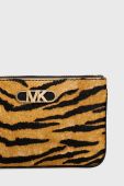 Шкіряний гаманець MICHAEL Michael Kors жіночий колір барвистий