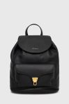 Шкіряний рюкзак Coccinelle жіночий колір чорний малий однотонний (2569460)