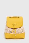 Дитячий рюкзак Guess колір жовтий малий візерунок