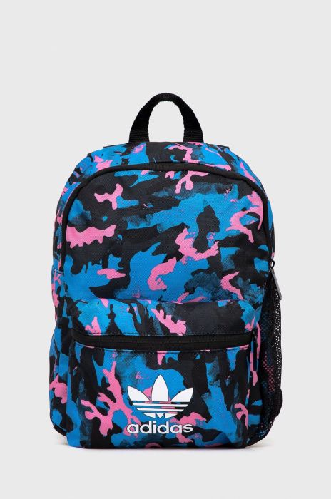 Дитячий рюкзак adidas Originals малий візерунок колір блакитний Дитячий рюкзак adidas Originals малий візерунок колір блакитний
