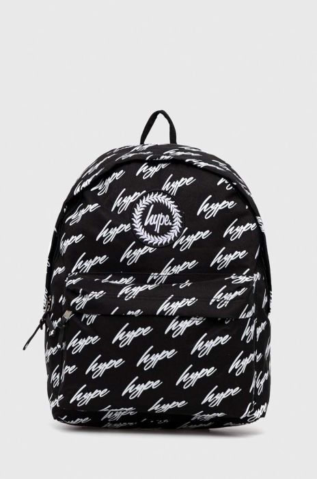 Дитячий рюкзак Hype колір чорний великий візерунок Дитячий рюкзак Hype колір чорний великий візерунок