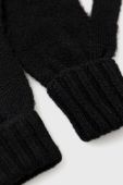 Рукавички з домішкою вовни United Colors of Benetton колір чорний Рукавички з домішкою вовни United Colors of Benetton колір чорний