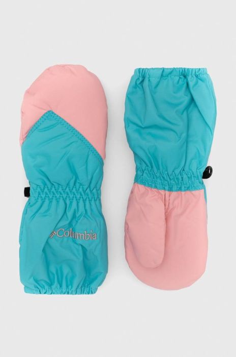 Дитячі рукавички Columbia колір бірюзовий Дитячі рукавички Columbia колір бірюзовий