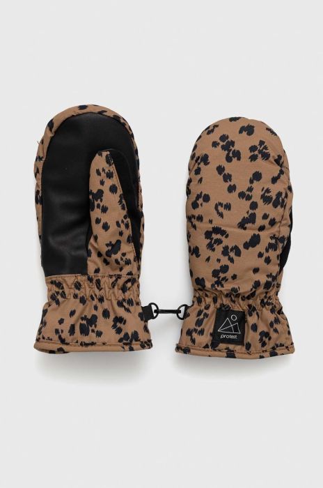 Дитячі рукавички Protest 15cm колір коричневий Дитячі рукавички Protest 15cm колір коричневий