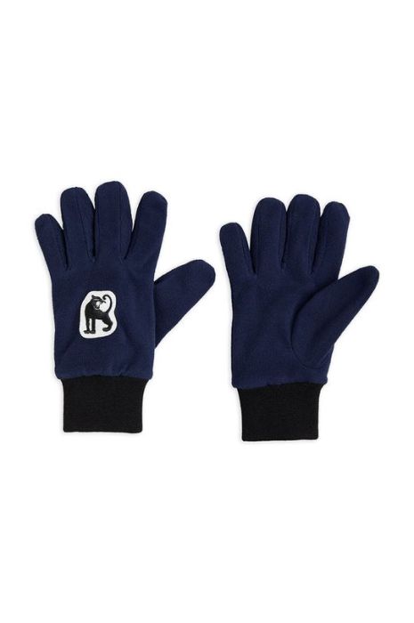Дитячі рукавички Mini Rodini колір синій Дитячі рукавички Mini Rodini колір синій