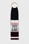 Шарф Pepe Jeans колір синій візерунок