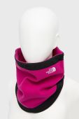 Снуд The North Face жіночий колір рожевий однотонний