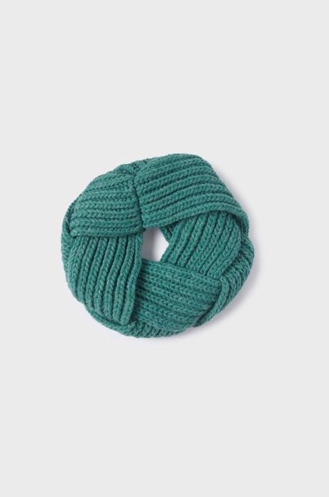 Дитячий снуд Mayoral колір зелений однотонний (2496681)