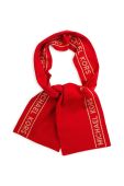 Дитячий шарф Michael Kors колір червоний з принтом Дитячий шарф Michael Kors колір червоний з принтом