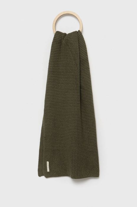 Шарф Mustang чоловічий колір зелений однотонний Шарф Mustang чоловічий колір зелений однотонний