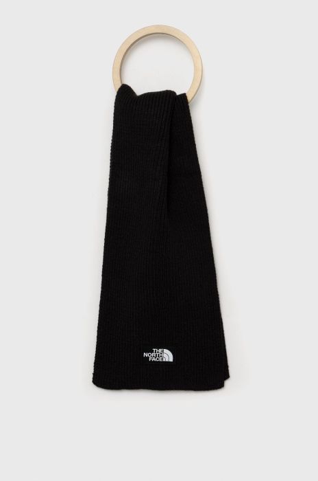 Шарф The North Face колір чорний однотонний (2670351) Шарф The North Face колір чорний однотонний (2670351)