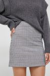 Спідниця United Colors of Benetton колір сірий mini пряма