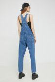 Джинсовий комбінезон Dickies жіночі колір блакитний Джинсовий комбінезон Dickies жіночі колір блакитний
