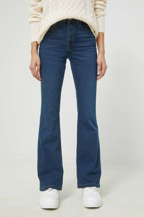 Джинси JDY Tulga жіночі середня посадка колір темно-синій Джинси JDY Tulga жіночі середня посадка колір темно-синій