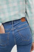 Джинси Wrangler High Rise Skinny That Way жіночі середня посадка колір блакитний Джинси Wrangler High Rise Skinny That Way жіночі середня посадка колір блакитний