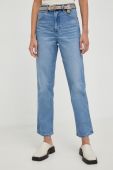 Джинси Wrangler Mom Straight Mauna жіночі висока посадка колір блакитний Джинси Wrangler Mom Straight Mauna жіночі висока посадка колір блакитний