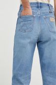 Джинси Wrangler Mom Straight Mauna жіночі висока посадка колір блакитний Джинси Wrangler Mom Straight Mauna жіночі висока посадка колір блакитний