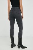 Джинси Lee Ivy Washed Ava жіночі висока посадка колір сірий Джинси Lee Ivy Washed Ava жіночі висока посадка колір сірий