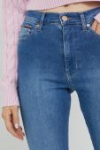 Джинси Tommy Jeans жіночі висока посадка колір блакитний (2617467) Джинси Tommy Jeans жіночі висока посадка колір блакитний (2617467)