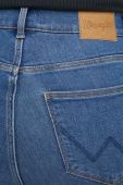 Джинси Wrangler Slim The Adventure жіночі середня посадка колір блакитний Джинси Wrangler Slim The Adventure жіночі середня посадка колір блакитний