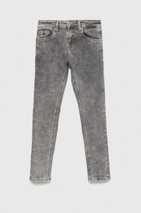 Дитячі джинси Tommy Hilfiger Nora колір сірий Дитячі джинси Tommy Hilfiger Nora колір сірий