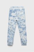 Дитячі бавовняні штани Guess візерунок колір блакитний (2455196)