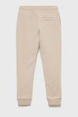 Дитячі спортивні штани Guess колір бежевий меланж Дитячі спортивні штани Guess колір бежевий меланж