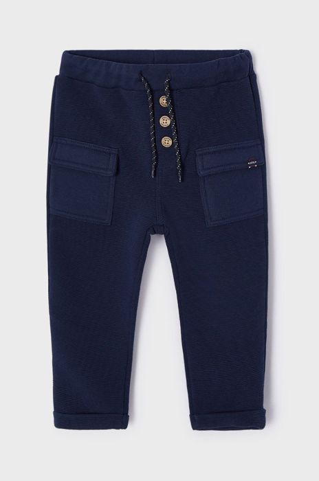 Дитячі спортивні штани Mayoral колір синій однотонні (2502900) Дитячі спортивні штани Mayoral колір синій однотонні (2502900)