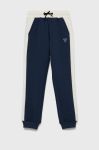 Дитячі спортивні штани Guess колір синій меланж (2652582) Дитячі спортивні штани Guess колір синій меланж (2652582)