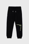 Дитячі спортивні штани United Colors of Benetton колір чорний з принтом (2685130) Дитячі спортивні штани United Colors of Benetton колір чорний з принтом (2685130)