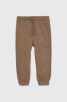 Дитячі спортивні штани United Colors of Benetton колір коричневий меланж (2873339) Дитячі спортивні штани United Colors of Benetton колір коричневий меланж (2873339)