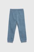 Дитячі спортивні штани United Colors of Benetton меланж колір блакитний Дитячі спортивні штани United Colors of Benetton меланж колір блакитний