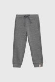 Дитячі спортивні штани United Colors of Benetton колір сірий меланж (2855703)